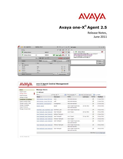 Avaya softphone software